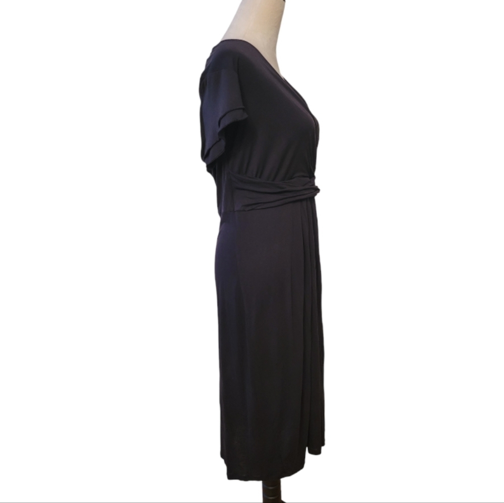 Boden Black Cap Sleeve Lbd Dress Size 12 — image 3 of 5